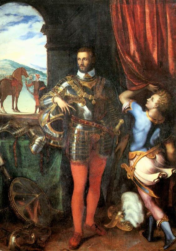CAMPI, Giulio Portrait of Ottavio Farnese